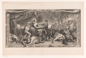 Hercules Fighting the Centaurs (Paintings from the Hôtel Lambert) by Louis Desplaces