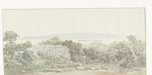View of the Ruins of the Theater in Brindisi (series title: Voyage en Italie, en Sicile et à Malte - 1778)
