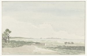 Distant View of the City of Gallipoli by Louis Ducros