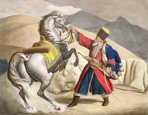 A Tartar with his Horse, engraved by the Thierry Brothers
