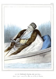 Ali de Tebelen (1741-1822), pasha by Janina, on Lake Butrinto
