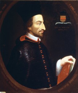 Portrait of Jansenius by F. Ipris by Louis Dutielt