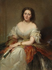 Portrait of Maria Countess Walewska, 1859