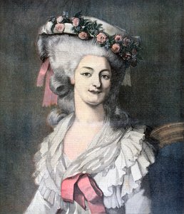 Marie-Louise, Princess of Lamballe by Louis Edouard Rioult