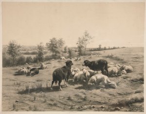 The Sheep by Louis Emmanuel Soulange Teissier