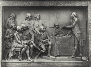 Antoine Laurent Lavoisier Explaining His Analysis of Air to His Colleagues