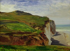 Cliffs by Eugene Isabey