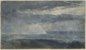 Oil Study (Clouds)