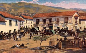 Scene in La Paz, Bolivia