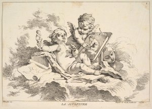 Sculpture by Louis Felix de la Rue