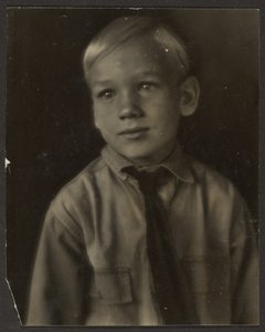 Boy in Shirt and Tie by Louis Fleckenstein