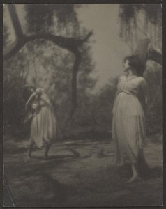 Dancers in Garden by Louis Fleckenstein