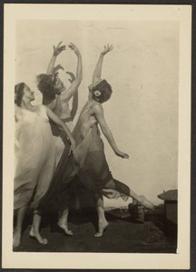 Dancers on Rooftop by Louis Fleckenstein