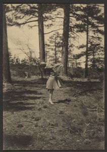 Female Dancer in Pine Clearing by Louis Fleckenstein