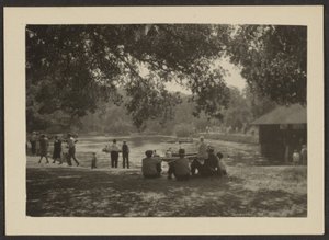 Figures in Park by Louis Fleckenstein