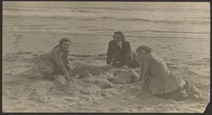 Figures on a Beach by Louis Fleckenstein