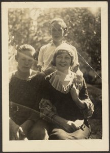 Florence and Her Two Boys by Louis Fleckenstein