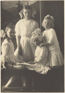 Four Young Girls