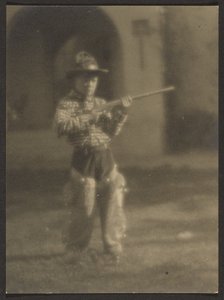 Little Boy in Cowboy Outfit by Louis Fleckenstein
