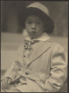 Little Boy in Nice Outfit by Louis Fleckenstein