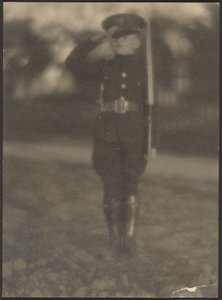 Little Boy in Uniform by Louis Fleckenstein