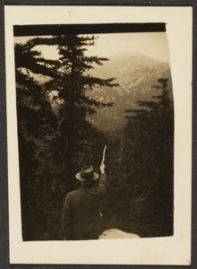 Man Pointing with a Stick by Louis Fleckenstein