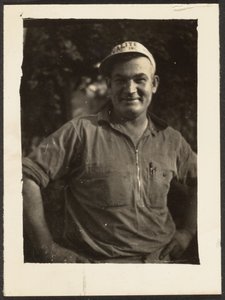 Man in Valite Inc. Hat by Louis Fleckenstein