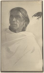 Photograph of Painting of a Native American