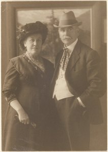 Portrait of Fleckenstein and His Wife by Louis Fleckenstein