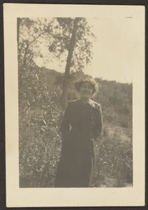 Portrait of Florence Outside by Louis Fleckenstein