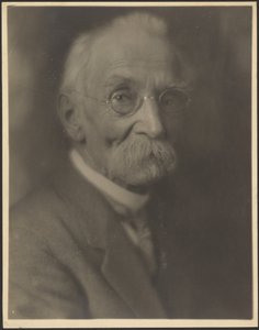 Portrait of a Man with Long Moustache by Louis Fleckenstein