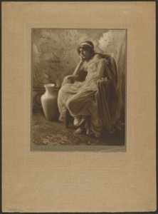 Portrait of a Seated Woman in Classical Costume