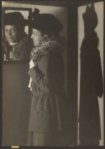 Portrait of a Woman, Her Reflection, and Shadow