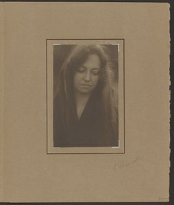 Portrait of a Woman Looking Down by Louis Fleckenstein