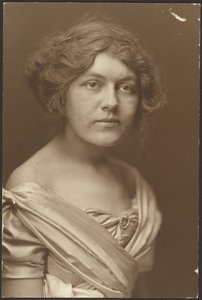Portrait of a Woman in Formal Dress by Louis Fleckenstein