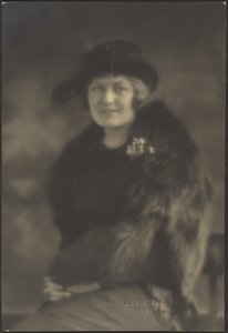 Portrait of a Woman in Fur Cape