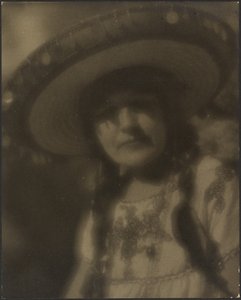 Portrait of a Woman in Mexican Outfit