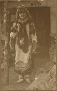 Portrait of a Woman in Native American Costume by Louis Fleckenstein