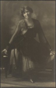 Portrait of a Woman on Bench by Louis Fleckenstein