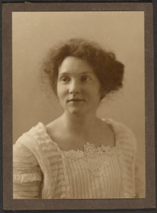 Portrait of a Woman with Pleated Top by Louis Fleckenstein