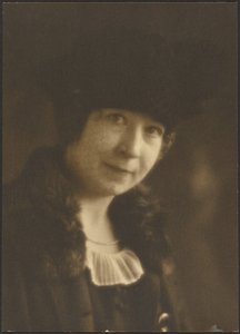 Portrait of a Woman with Veil by Louis Fleckenstein