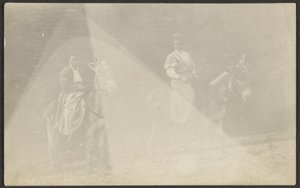 Two Women on Mules by Louis Fleckenstein