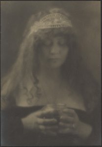 Woman Holding Vase by Louis Fleckenstein