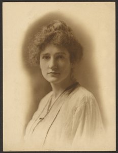Woman in Linen Dress by Louis Fleckenstein