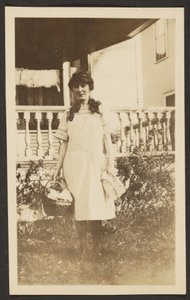 Woman with Picnic Basket