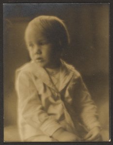 Young Boy in Sailor Suit by Louis Fleckenstein