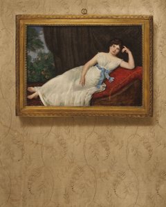 Portrait of a lady, resting