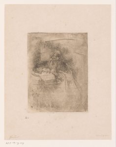 Old Man with Beard Leaning on an Open Book by Louis Gallait (attributed to)