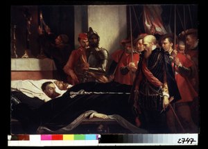 Last Respects Paid to Count of Horn and Count of Egmont by Louis Gallait