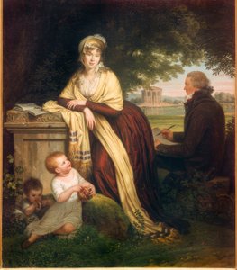 Louis Gauffier, Self-Portrait with Wife and Children by Louis Gauffier